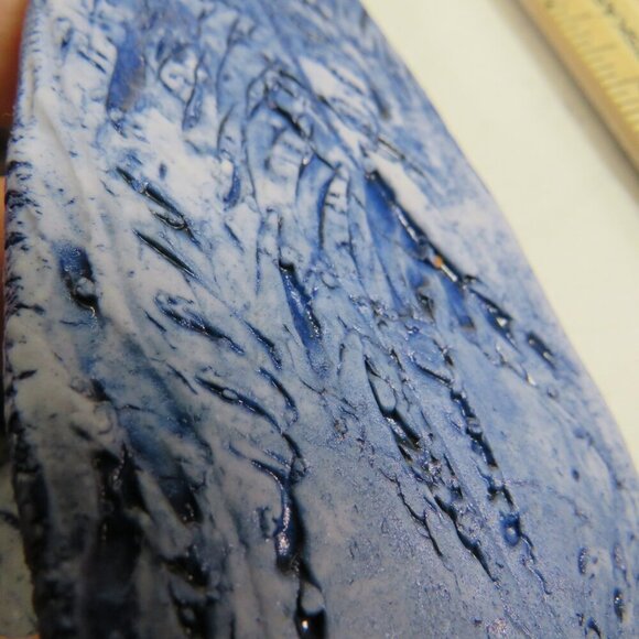 Dubois Pottery Blue Coastal Windchimes 21" long total authentic nautical design - Picture 10 of 13